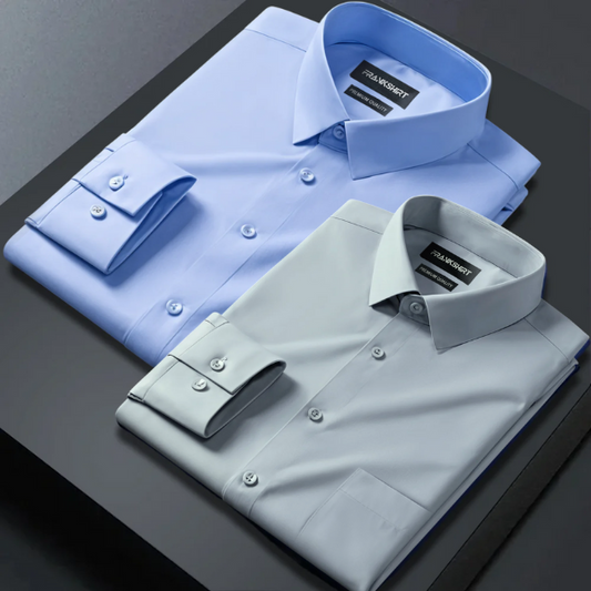 Pack of 2 Premium Cotton Shirt for Man (Sky Blue and Pista)