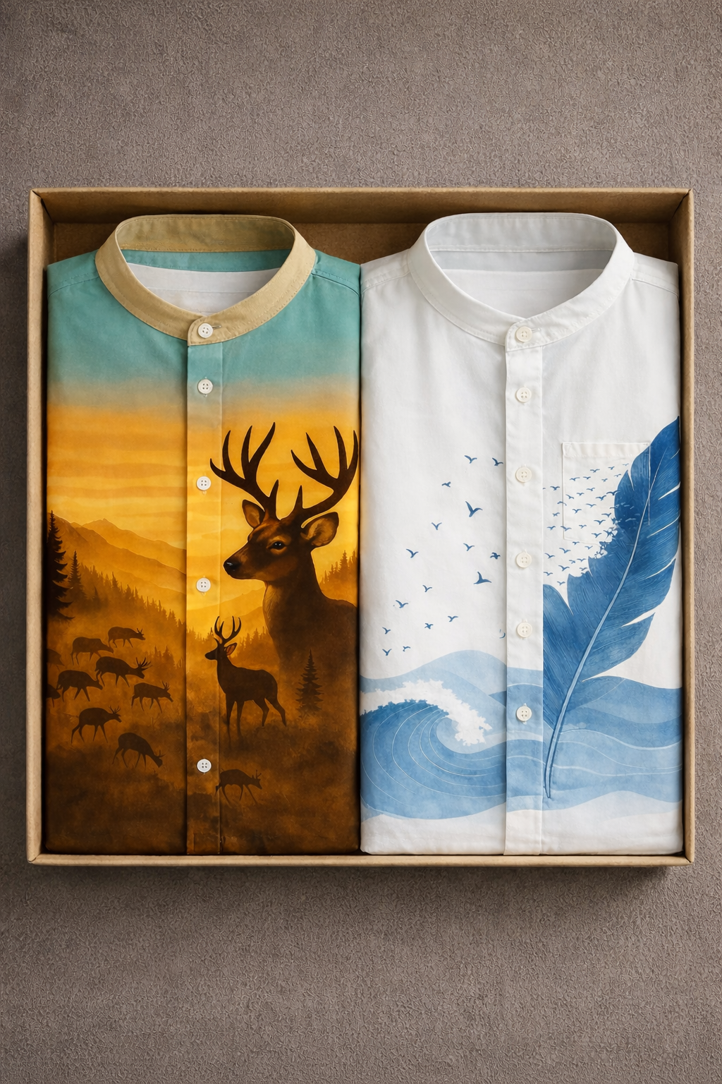 Premium Printed Shirts Combo (Pack of 2)