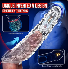 1🔥 Bigger. Harder. Wilder. 🔥 💦 The Explosive Vibrating Wolf-Tooth Crystal Sleeve 💦