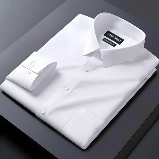 Premium Cotton Solid Shirt for Man (White)